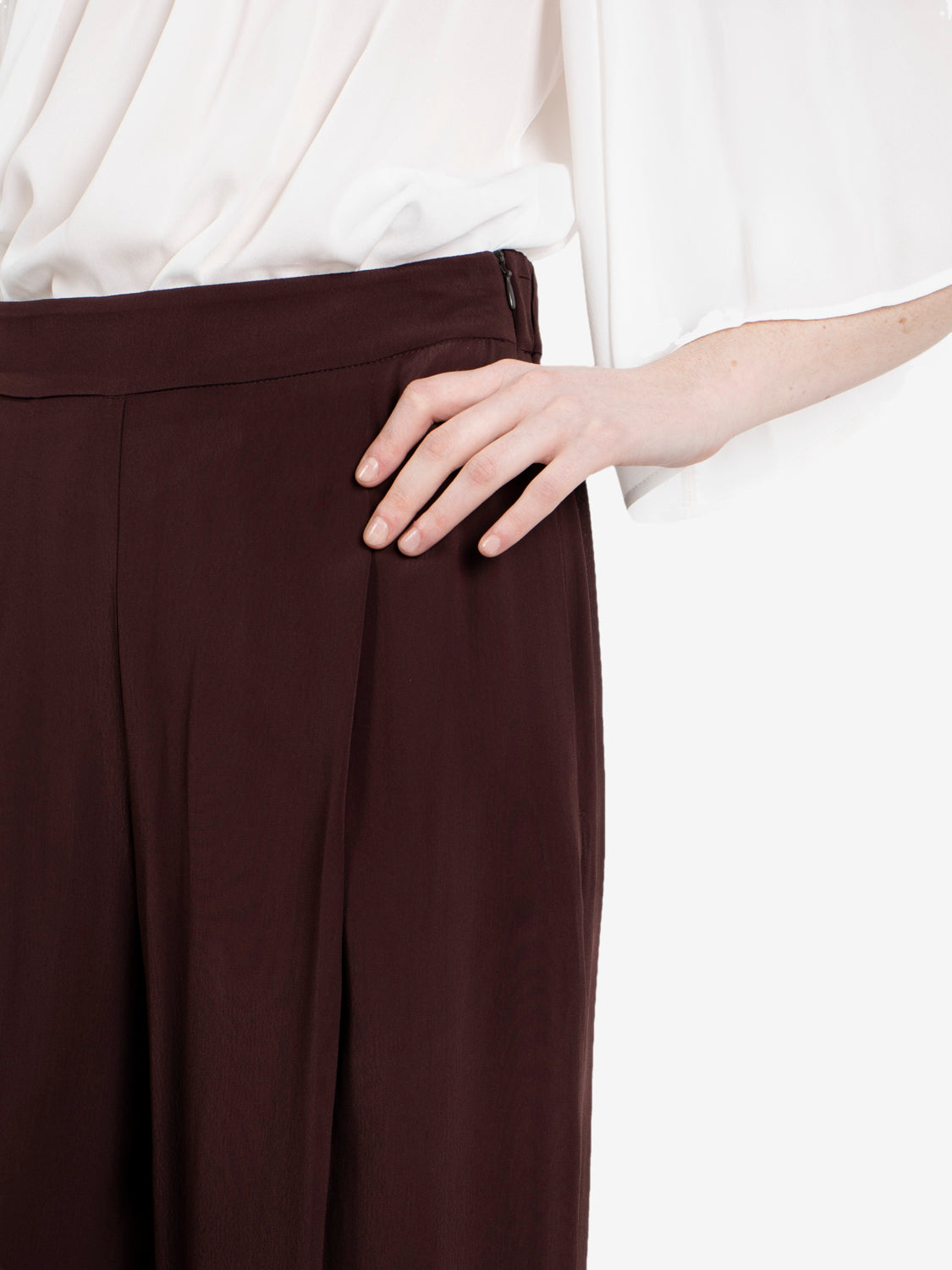 Pantalone palazzo cioccolato