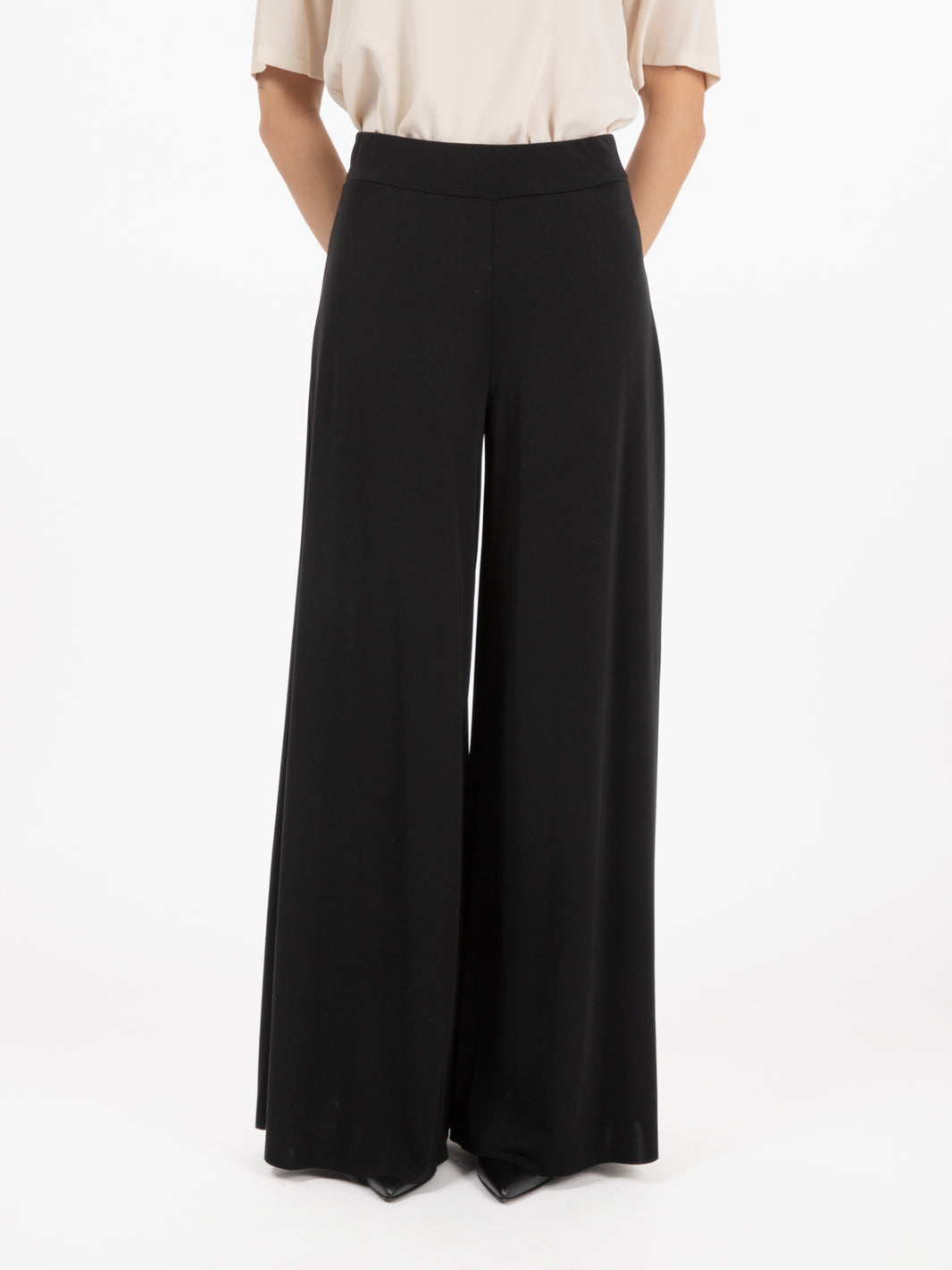 Pantalone morbido nero