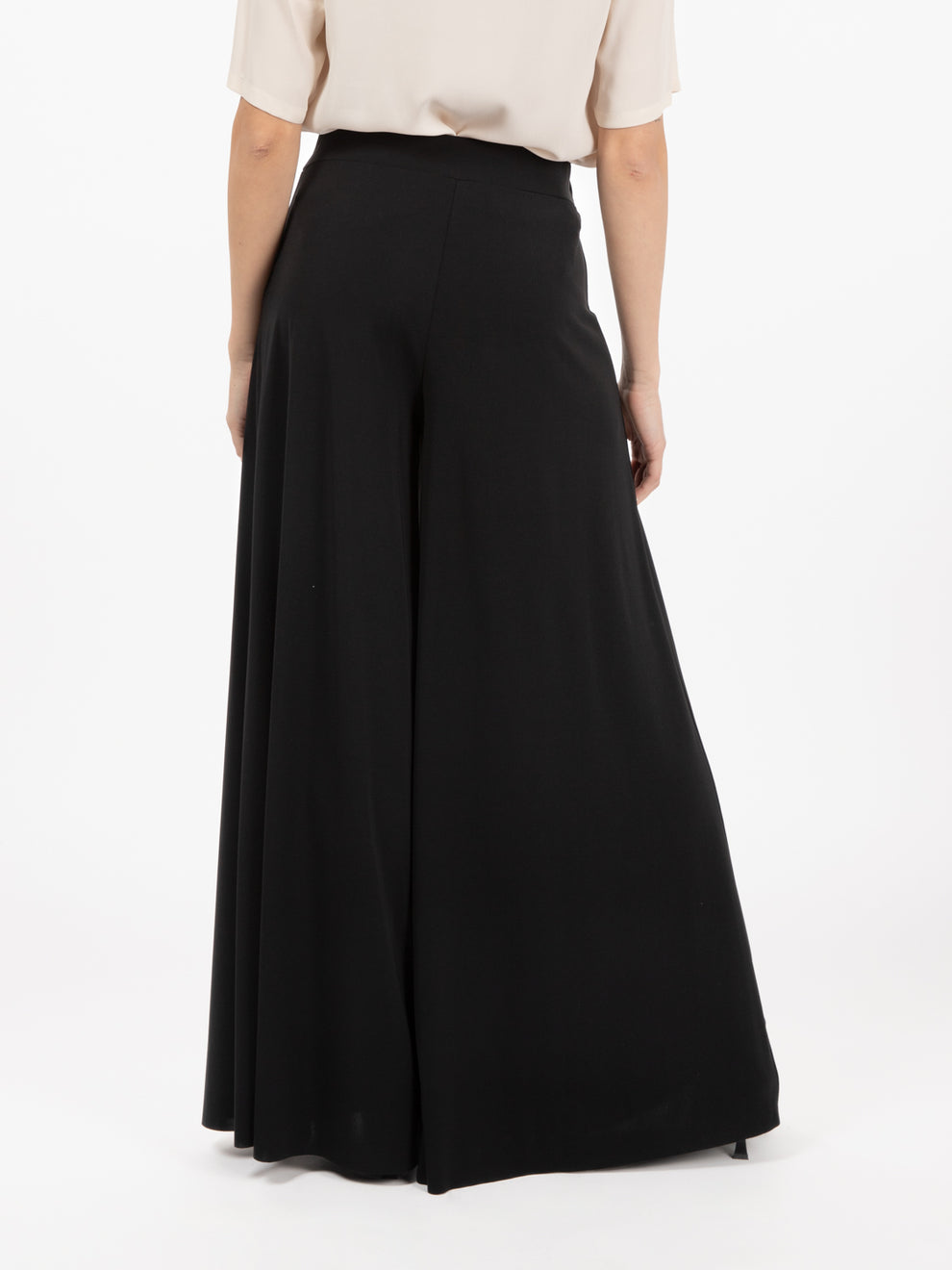 Black soft trousers