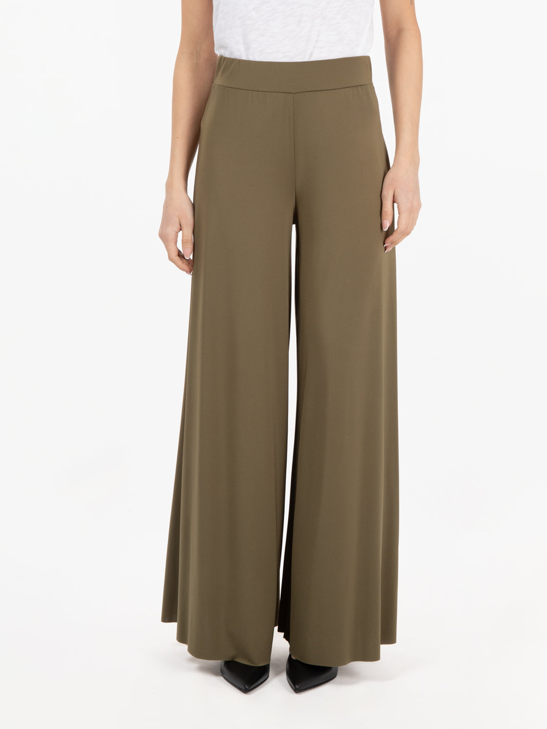 Pantalone morbido verde militare