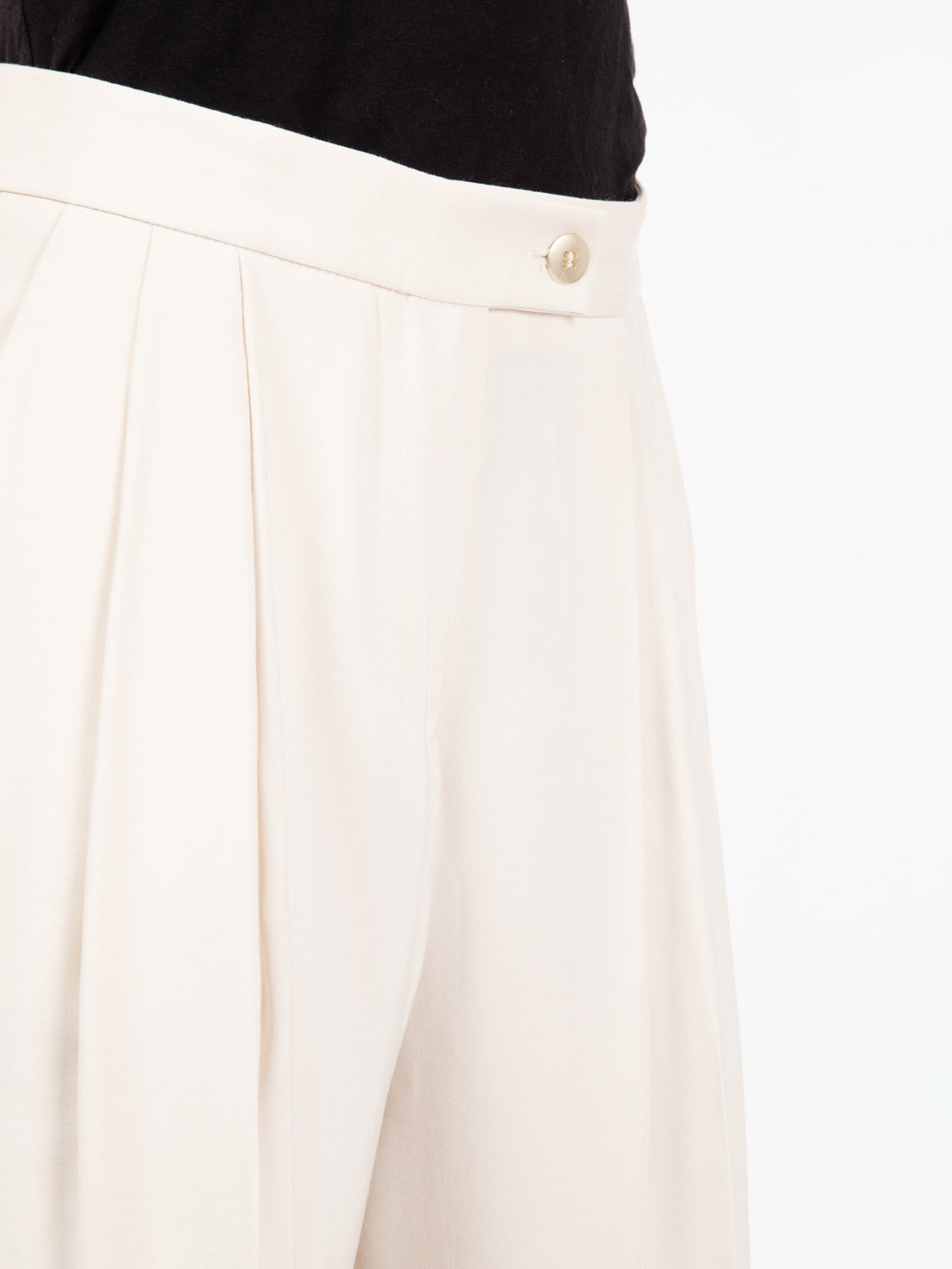 Pantalone palazzo avorio