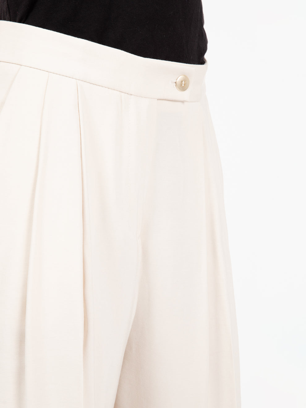Ivory palazzo pants