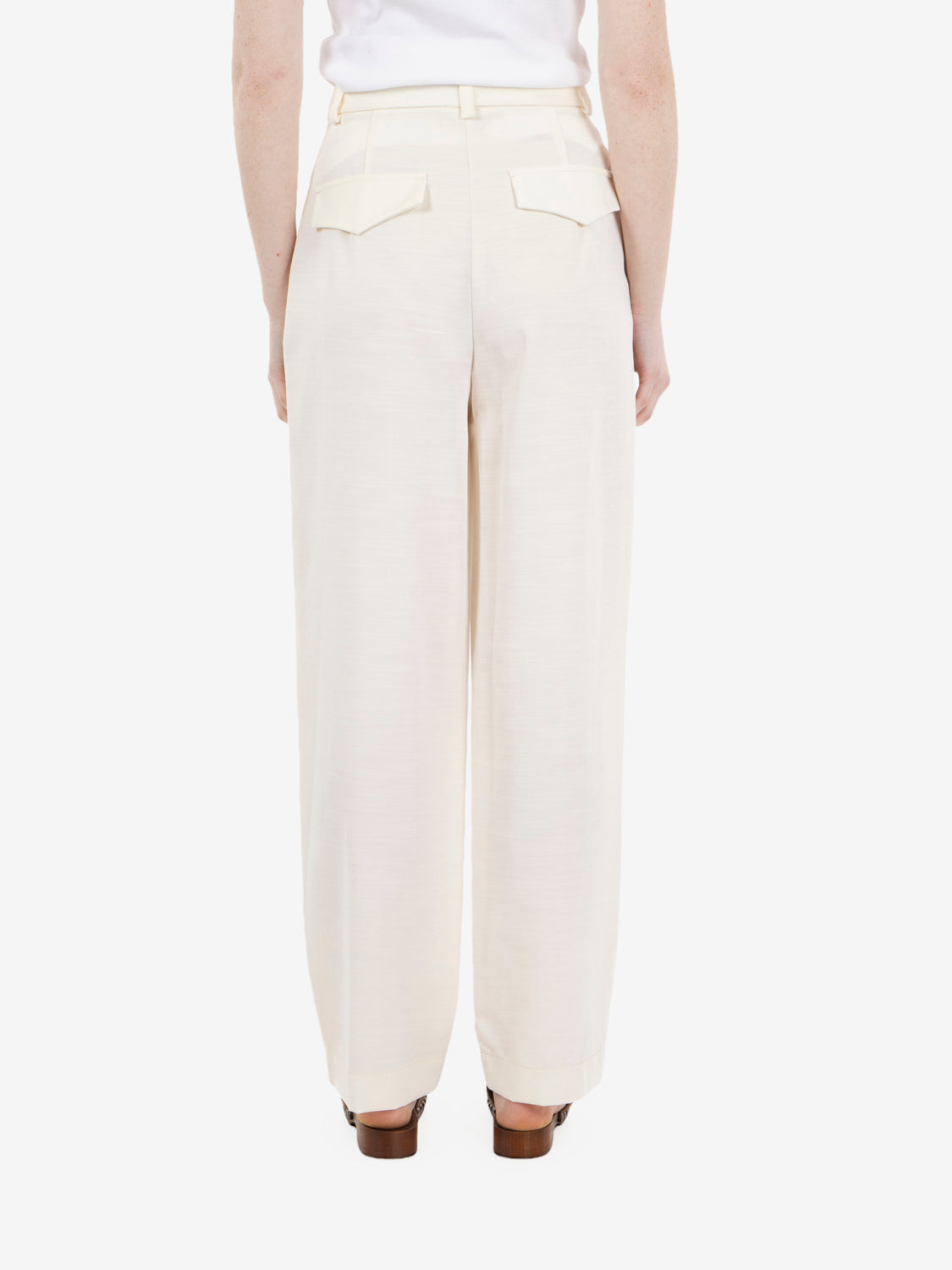 Pantaloni balloon fit bianco