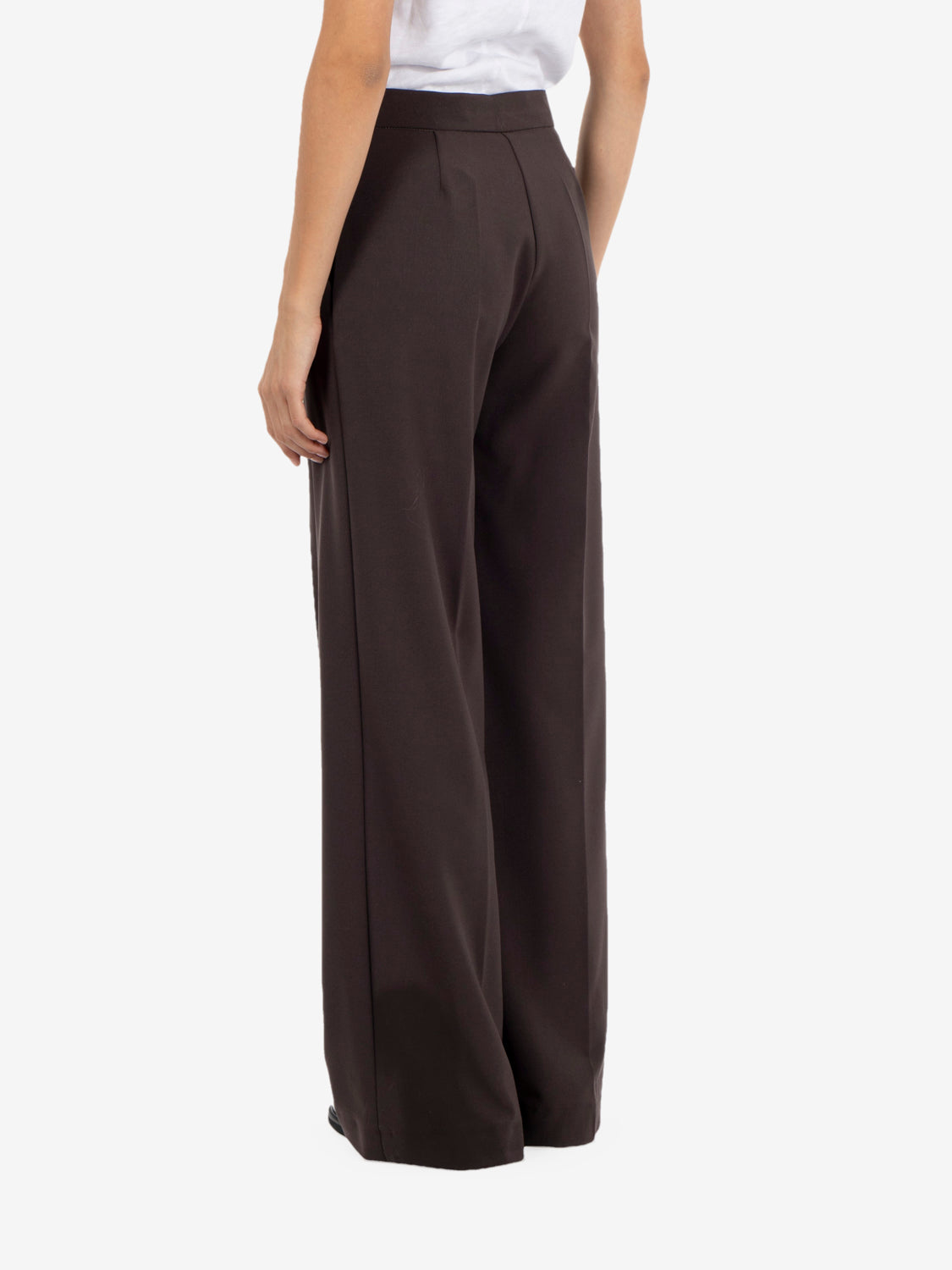 Pantaloni dritti fondente