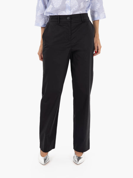 Pantaloni in cotone neri