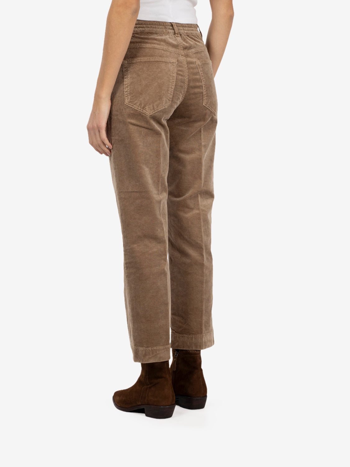 Pantaloni in velluto a coste kasha