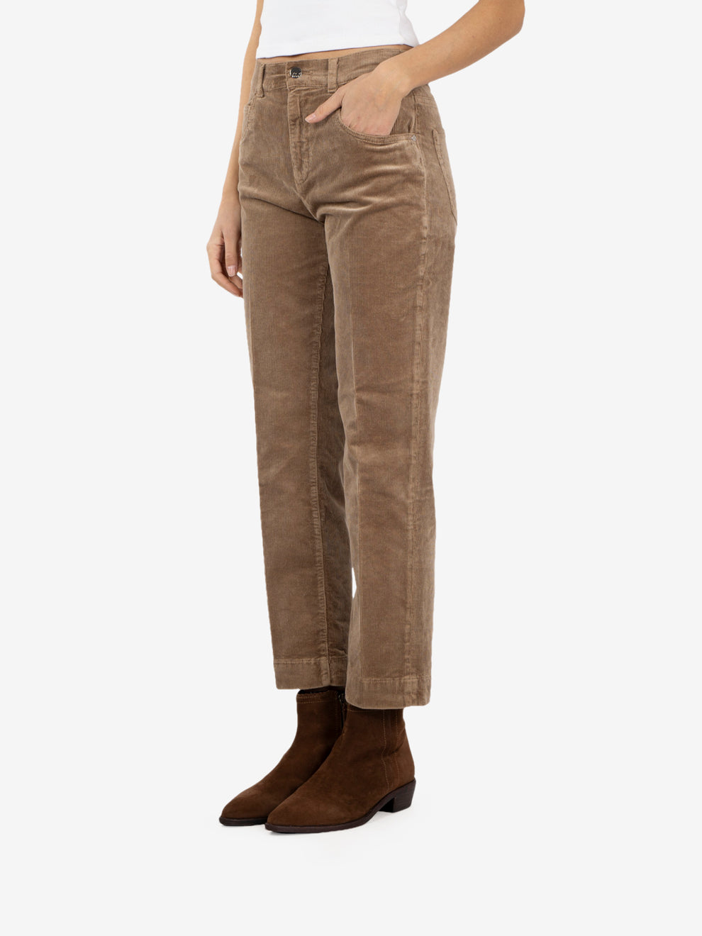 Pantaloni in velluto a coste kasha