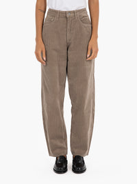 Chalk velvet cigarette trousers