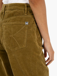 Oil velvet cigarette trousers