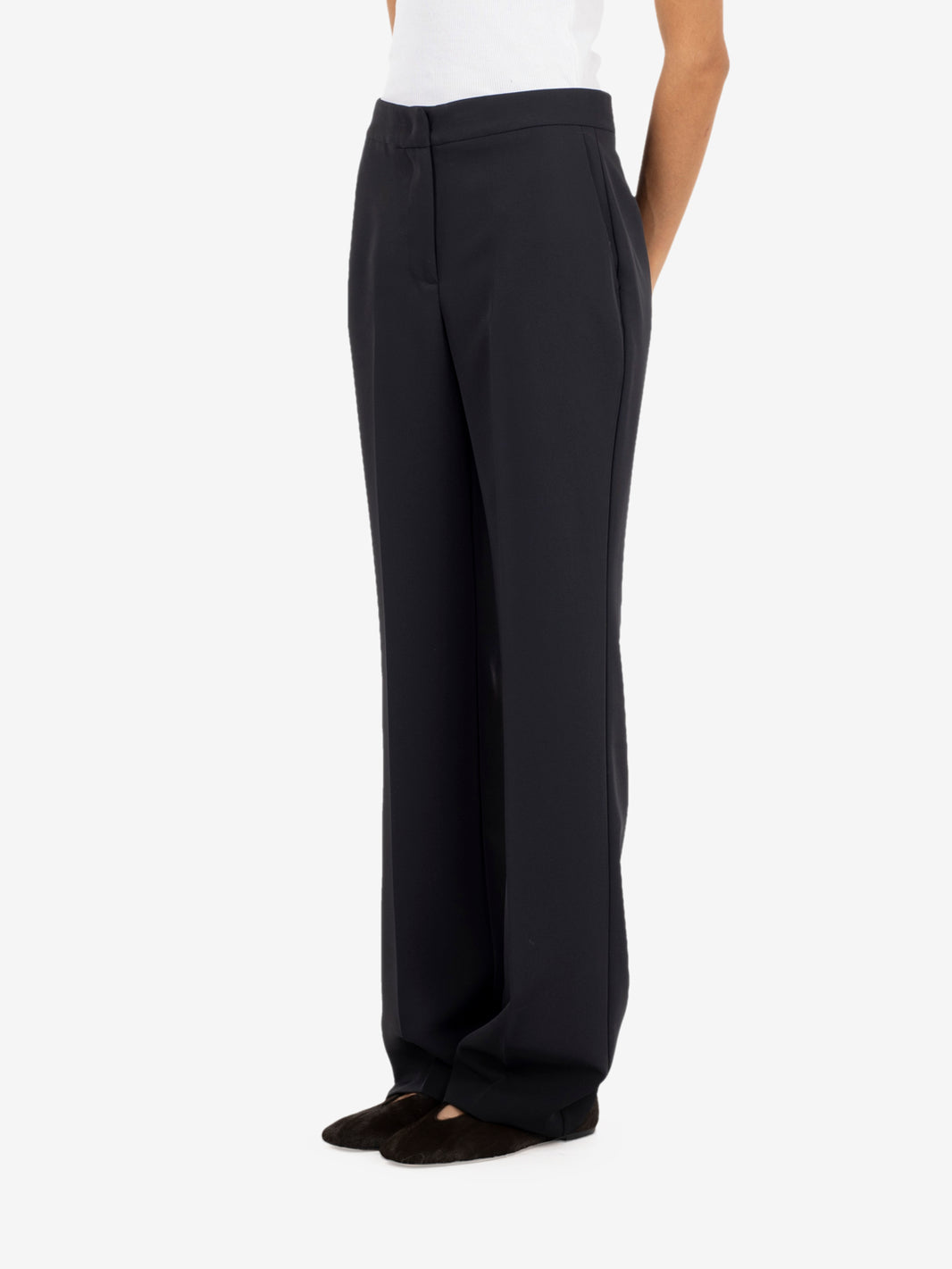 Pantaloni straight neri