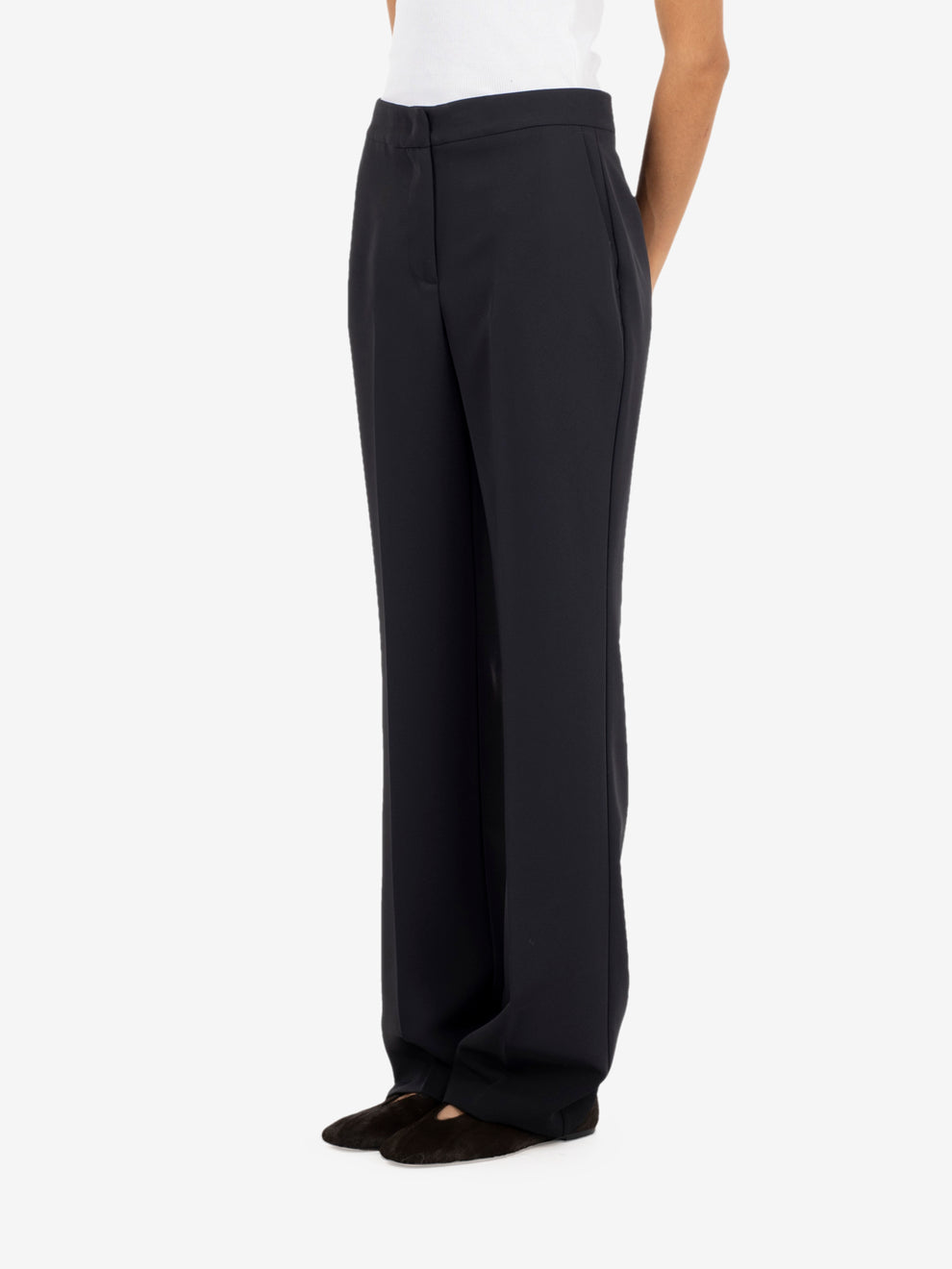 Pantaloni straight neri