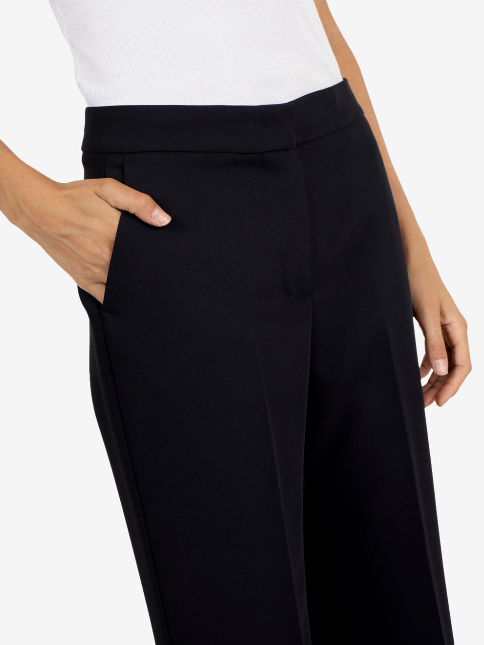 Pantaloni straight neri