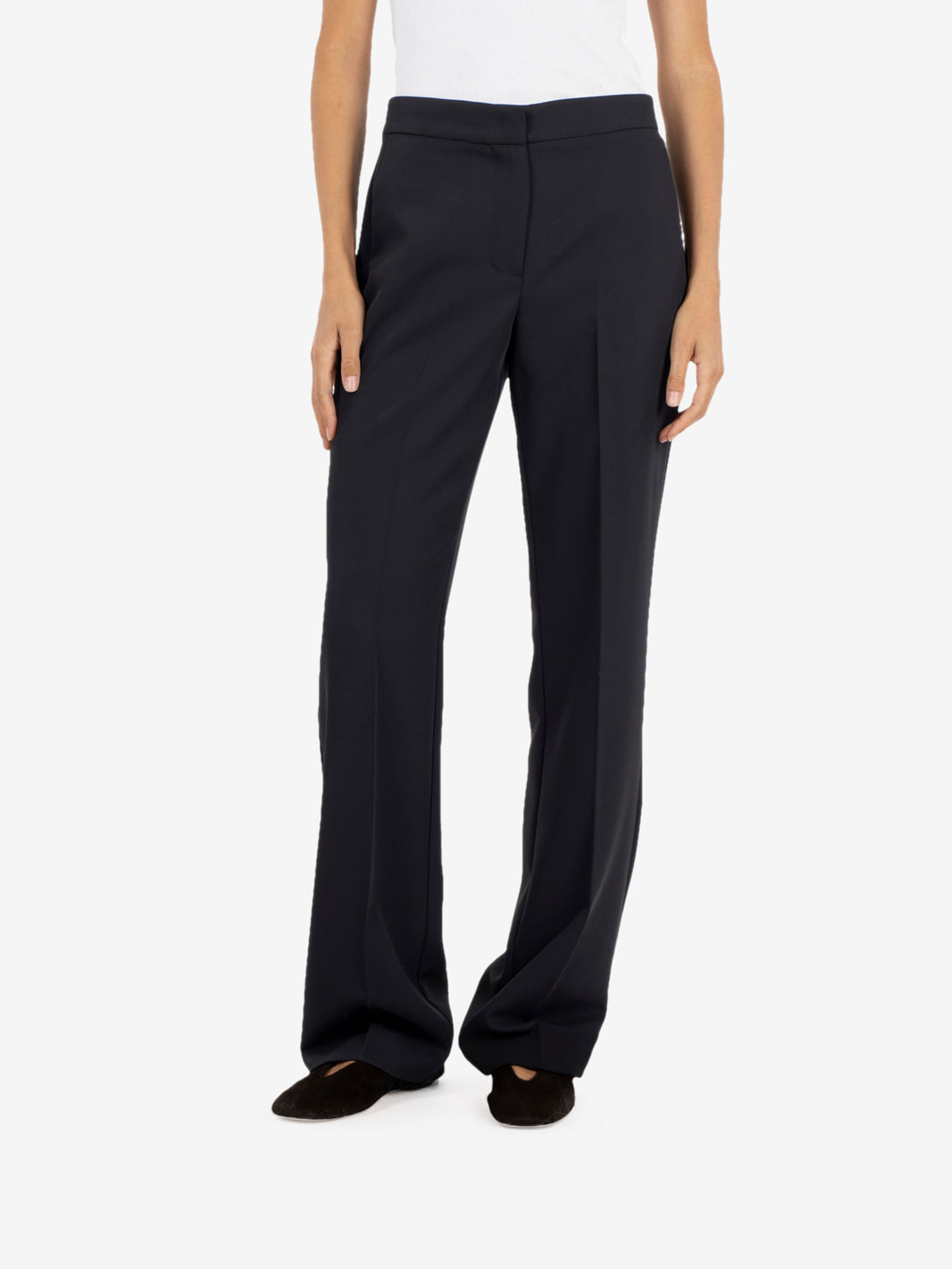 Pantaloni straight neri