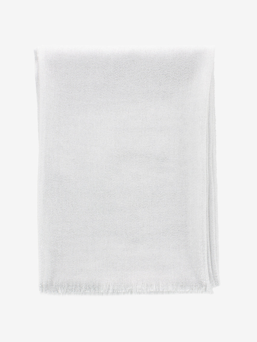 Pashmina con filo lurex argento
