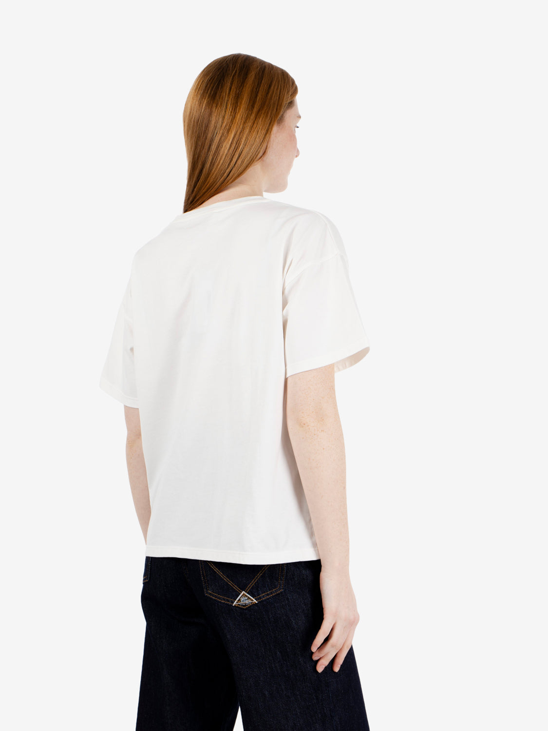 Cream pocket T-shirt