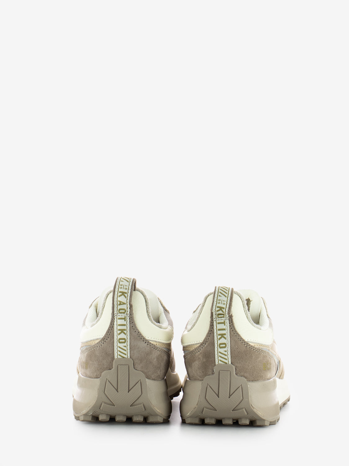 Sneakers Detroit white / gold / beige