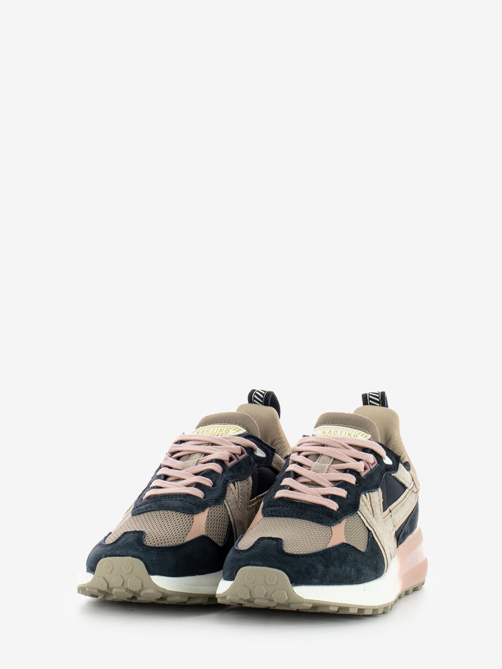 Sneakers blu taupe rosa