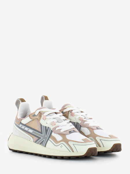 Sneakers Detroit Tech metallic bianco / rosa