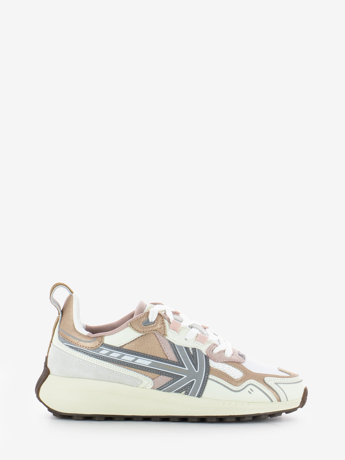 Sneakers Detroit Tech metallic bianco / rosa