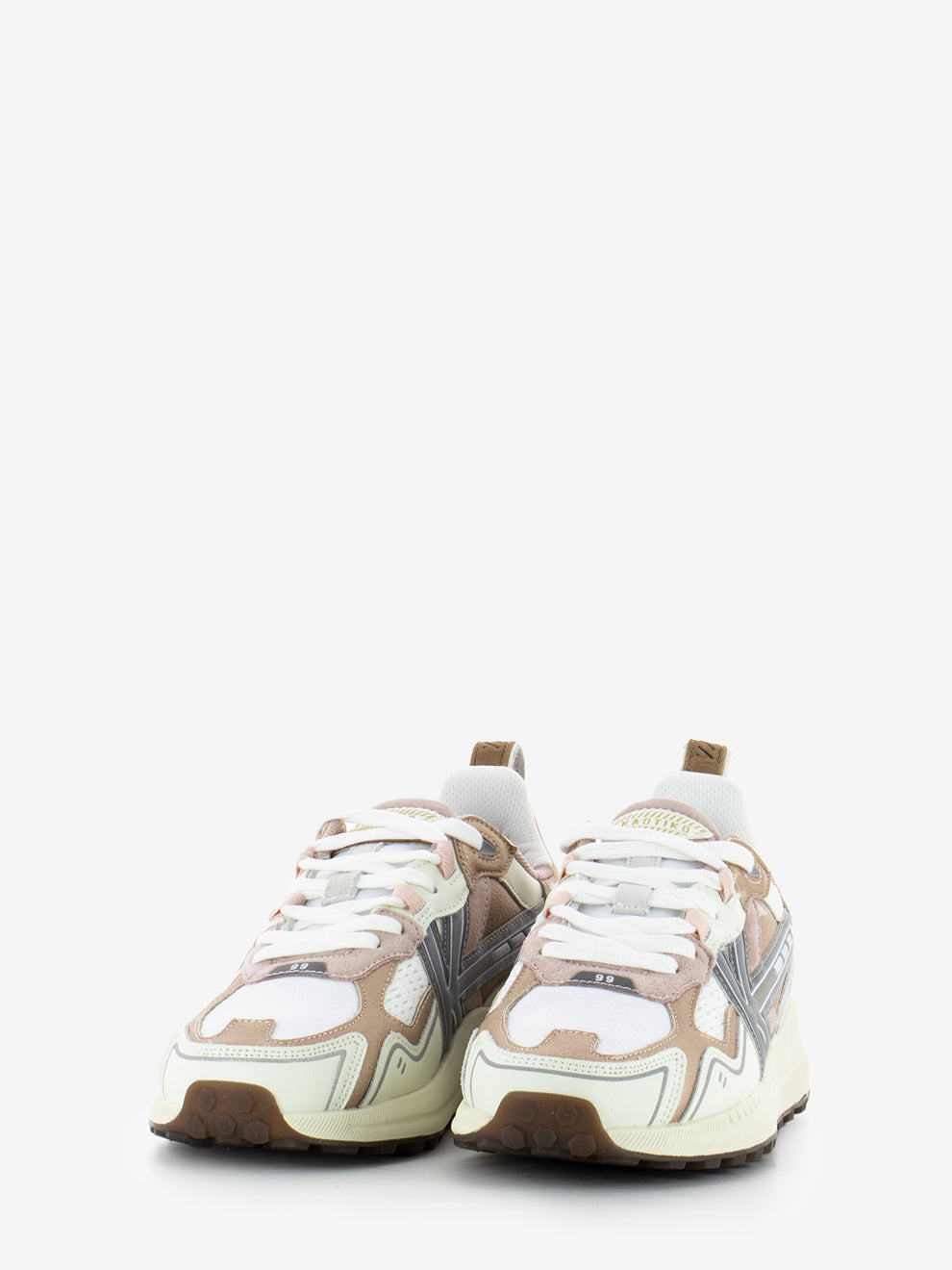 Sneakers Detroit Tech metallic bianco / rosa