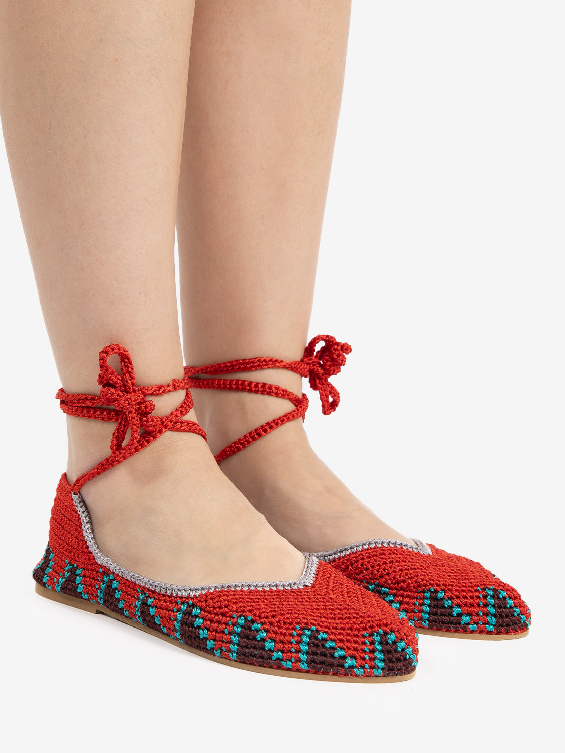 Ballerina High pomogranate red