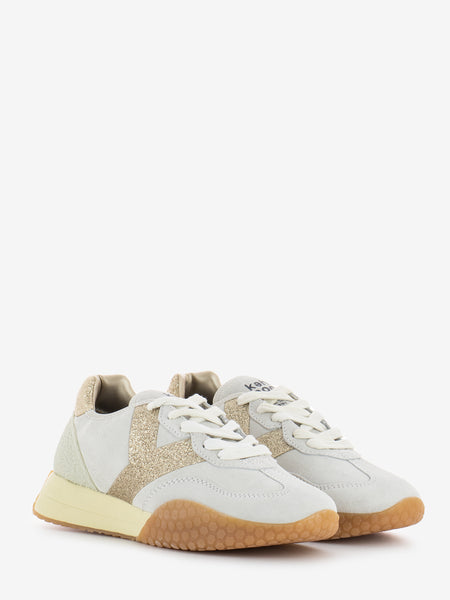 Sneakers 52km 9723 white / gold