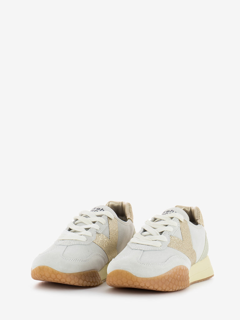 KEH-NOO - Sneakers 52km 9723 white / gold