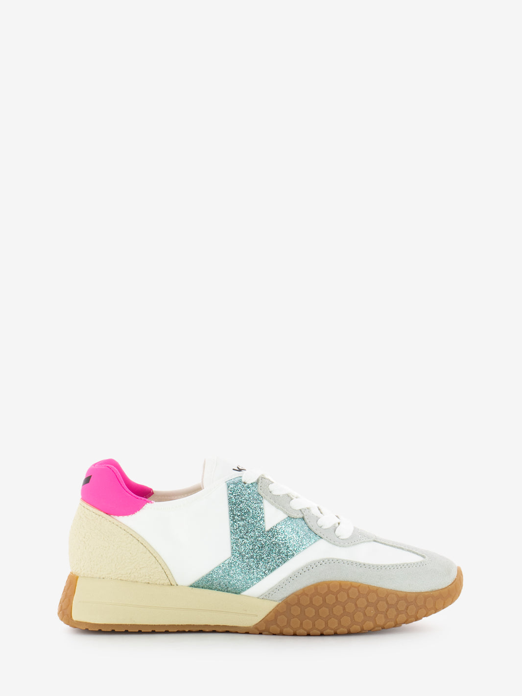 52 KW 9312 white / sky / fuchsia sneakers