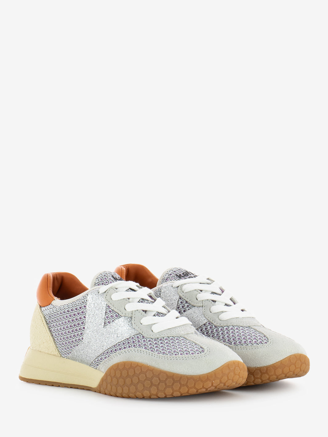 52 KW 9714 white / silver sneakers