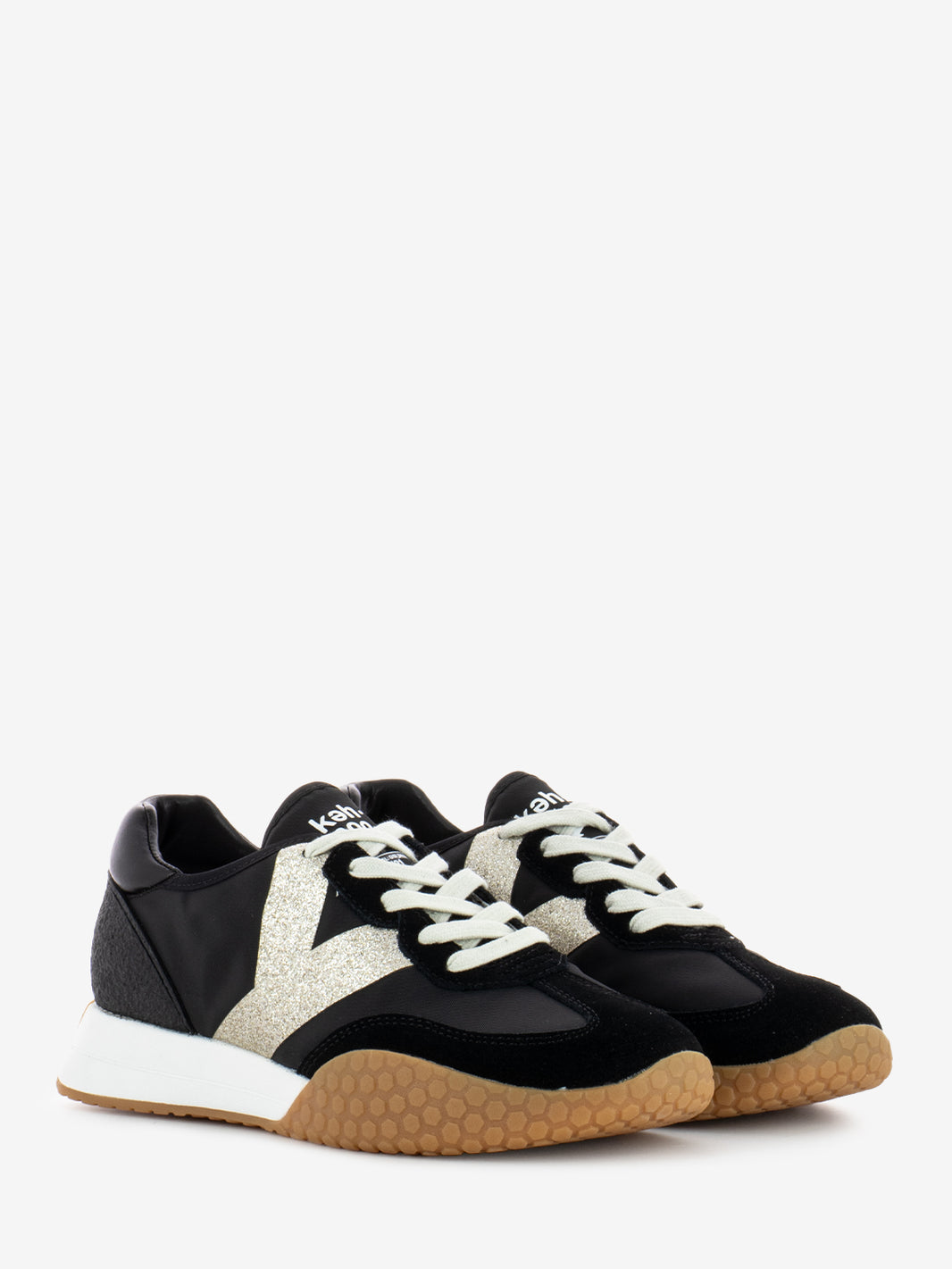 52KM 9312 black / gold sneakers