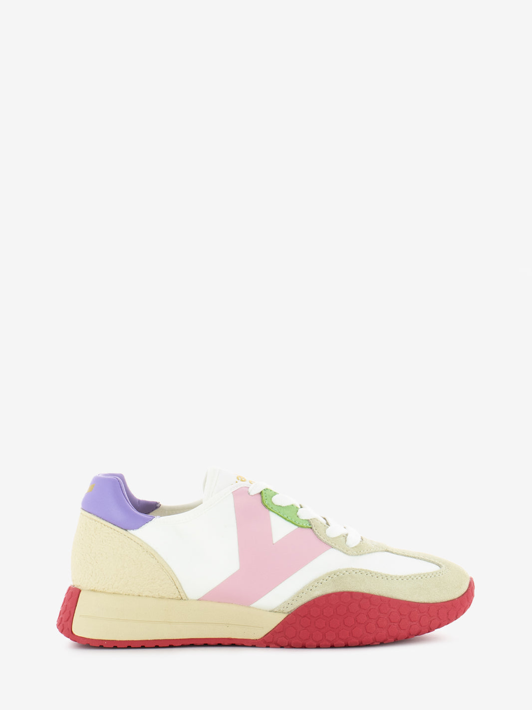 52KM 9312 white / pink / lilac sneakers
