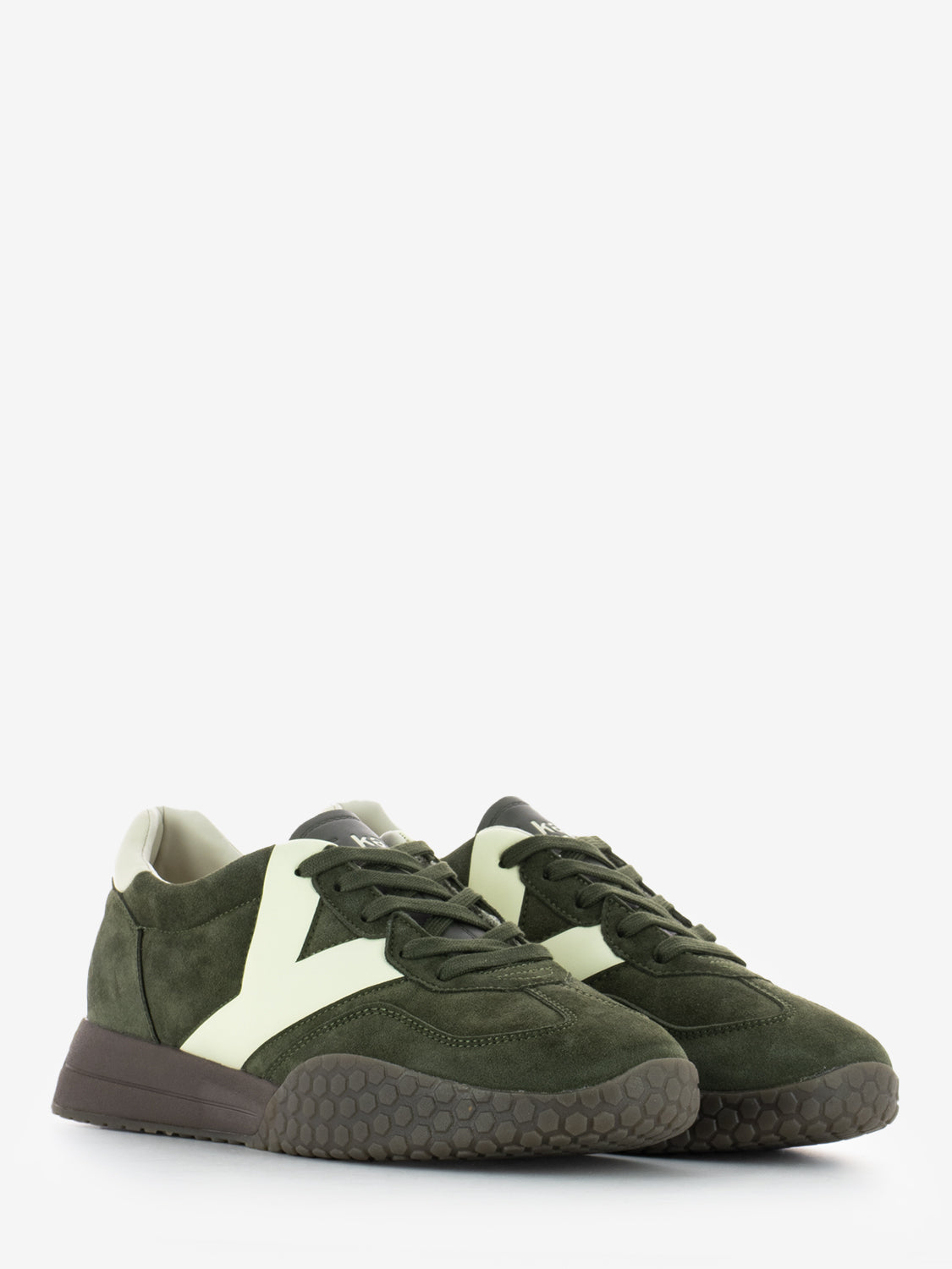 Sneakers in camoscio lichen / ice