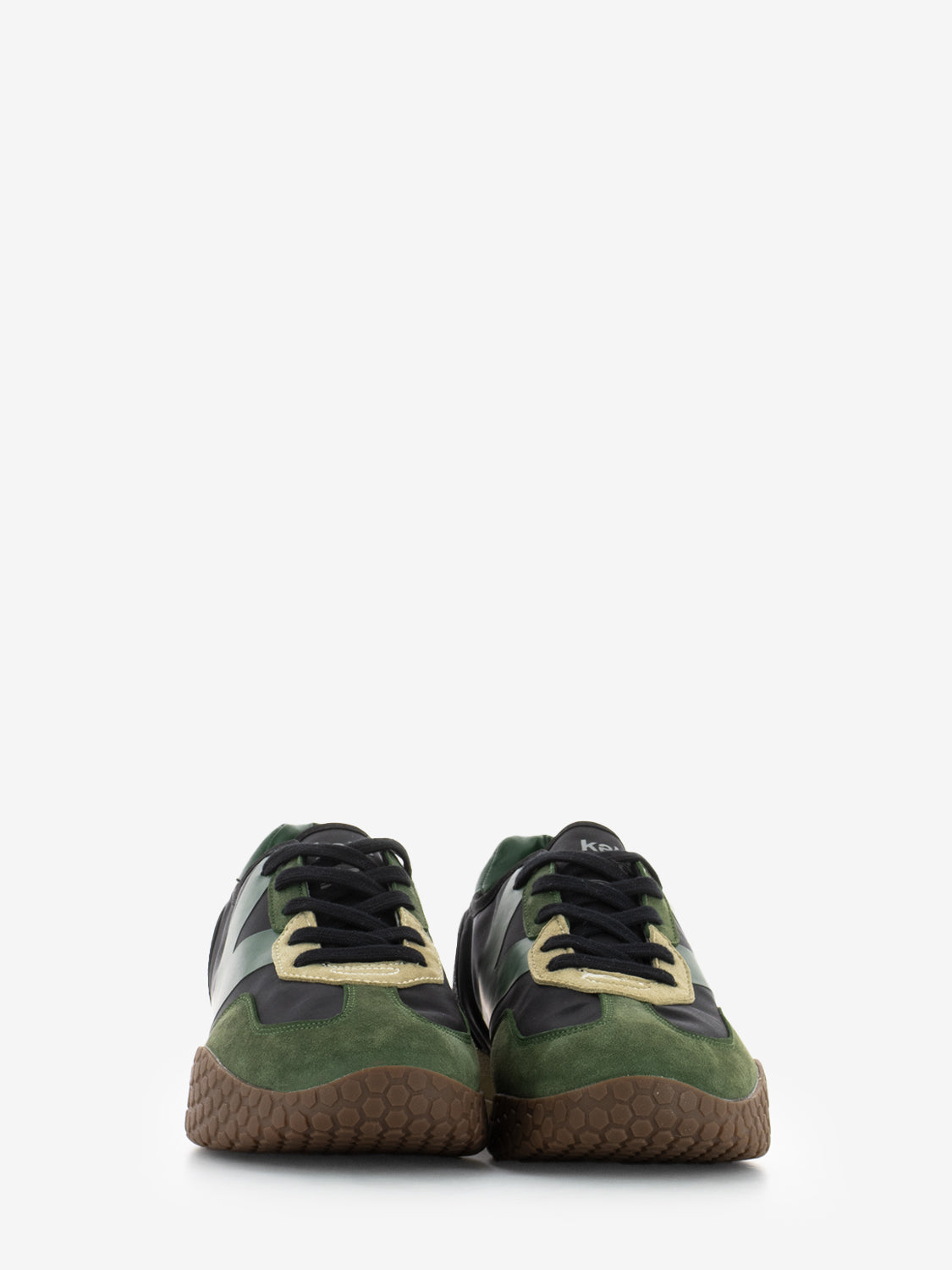SUEDE-NYLON BLACK/MILITARY SNEAKERS W25-S00KM9718_975