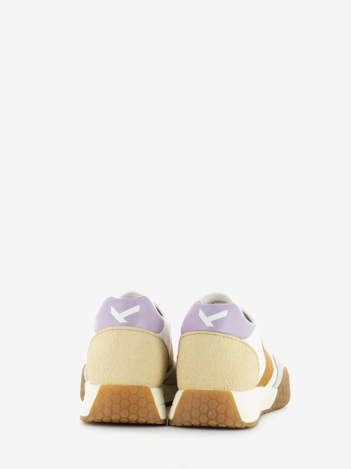 KW 9312 white / lilac / gold sneakers