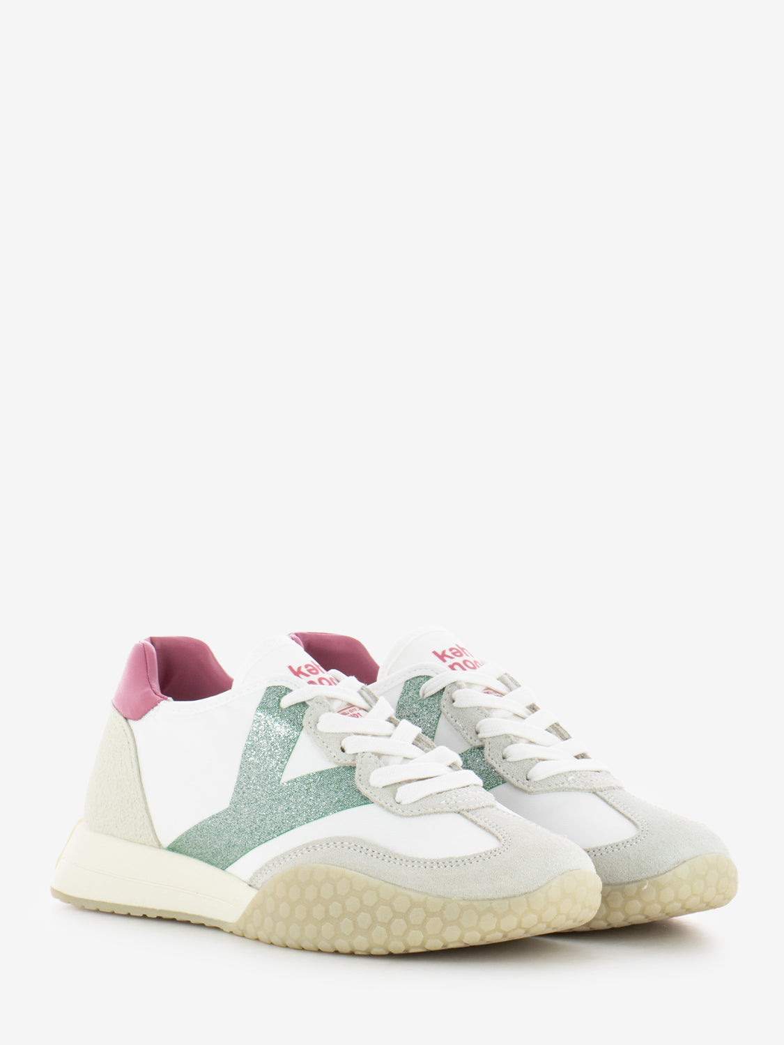 Sneakers KW 9312 white / mint / pink