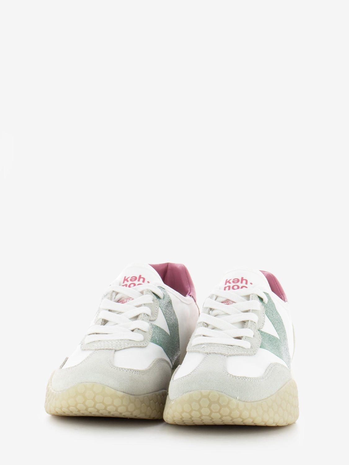 Sneakers KW 9312 white / mint / pink