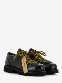 Low Merano black leather ankle boots