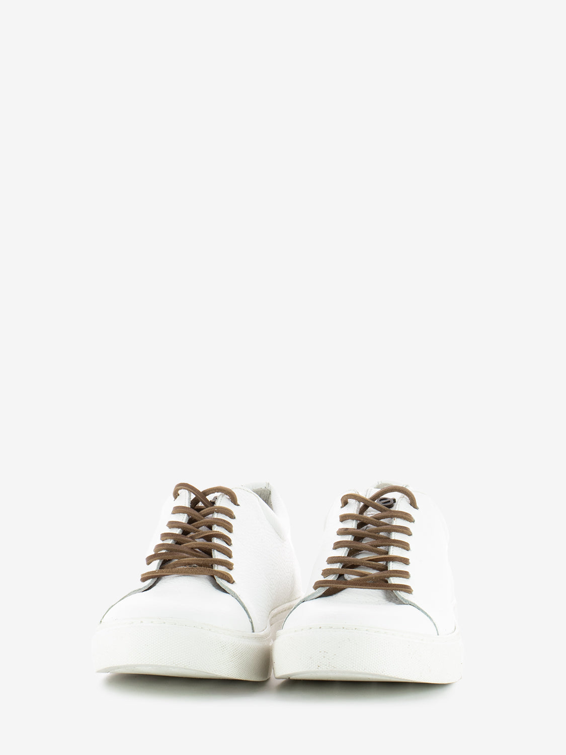 Sneakers in pelle bianca