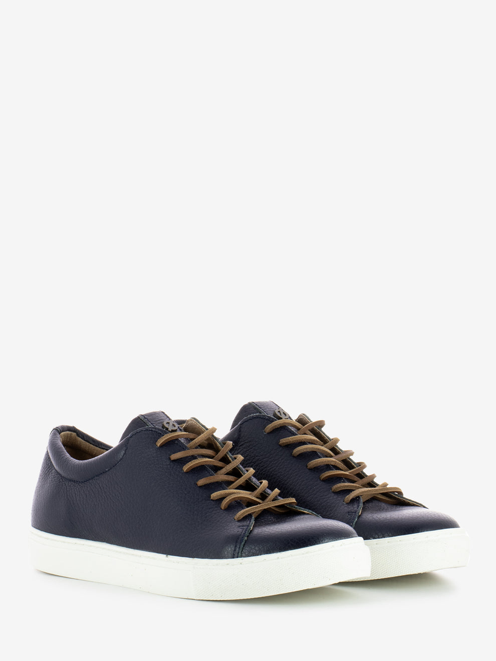 Sneakers in pelle blu