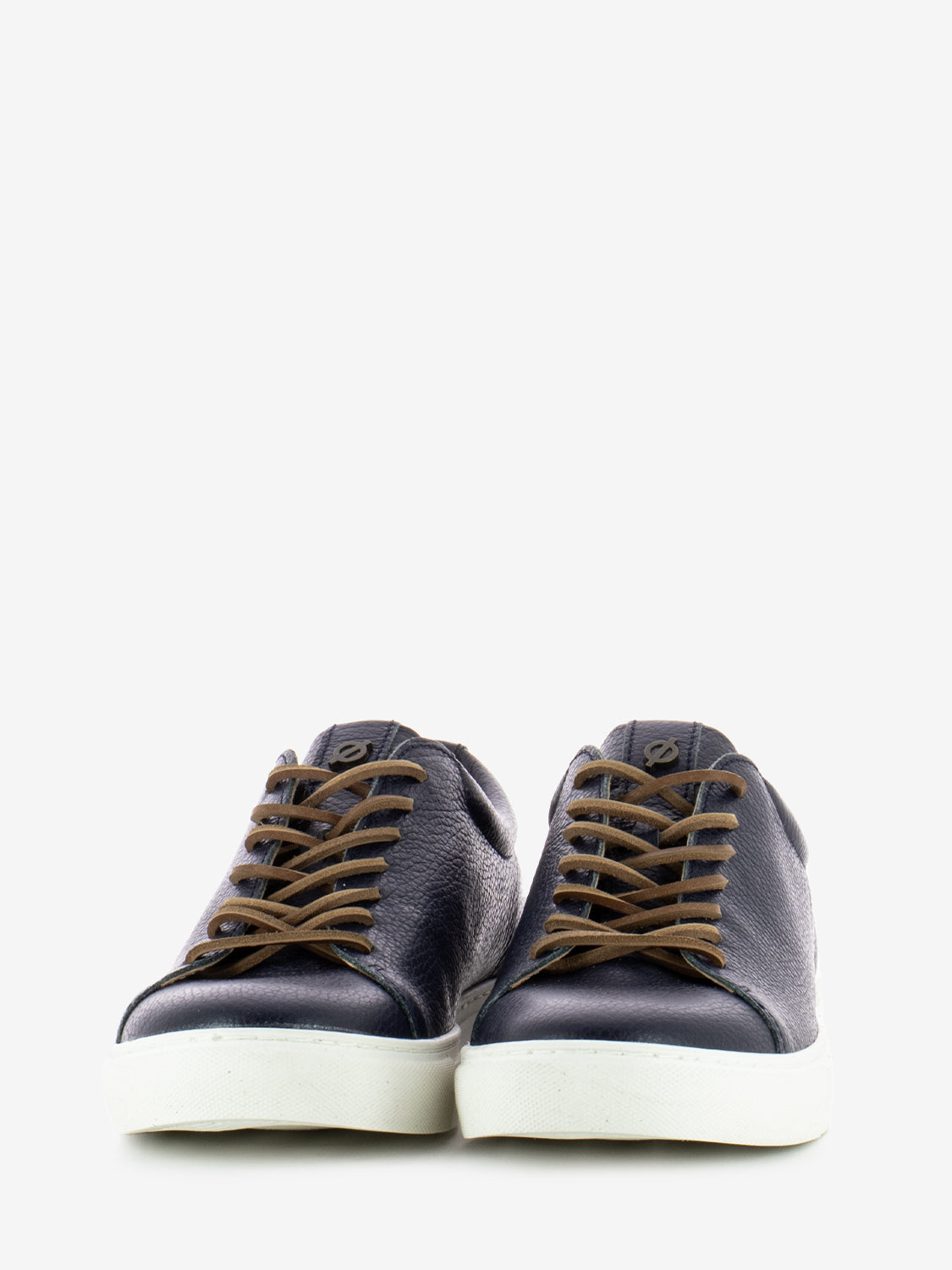 Sneakers in pelle blu
