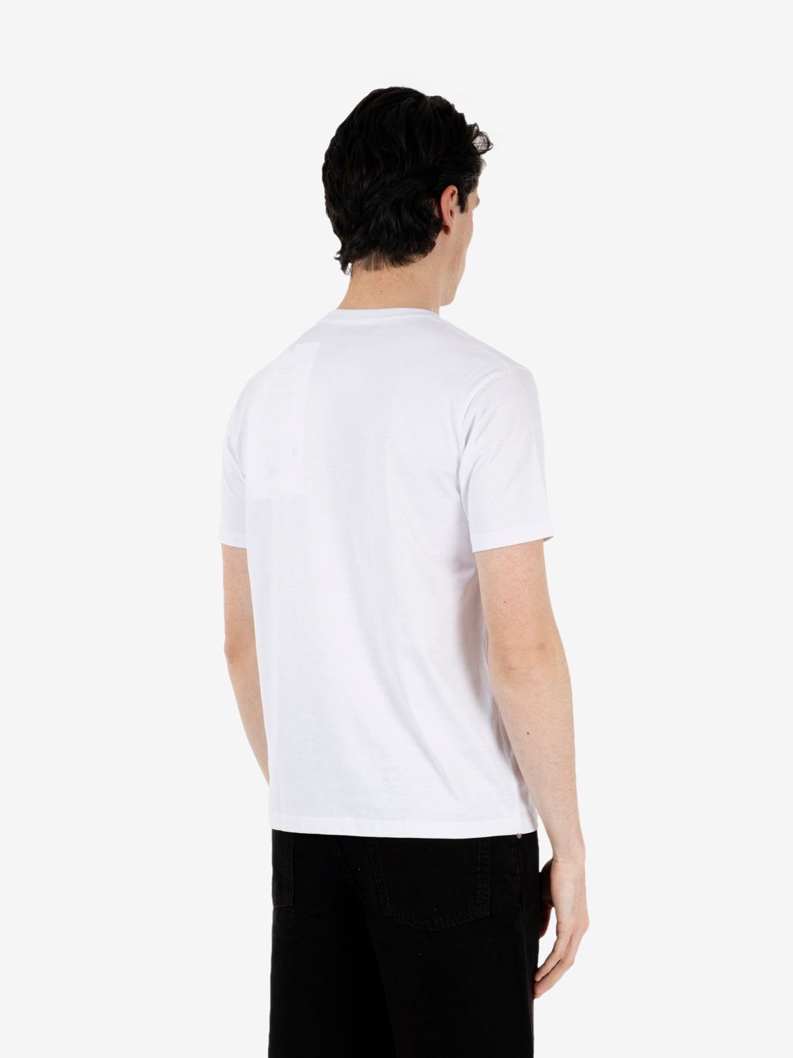T-shirt Calwave stampa surfista bianca