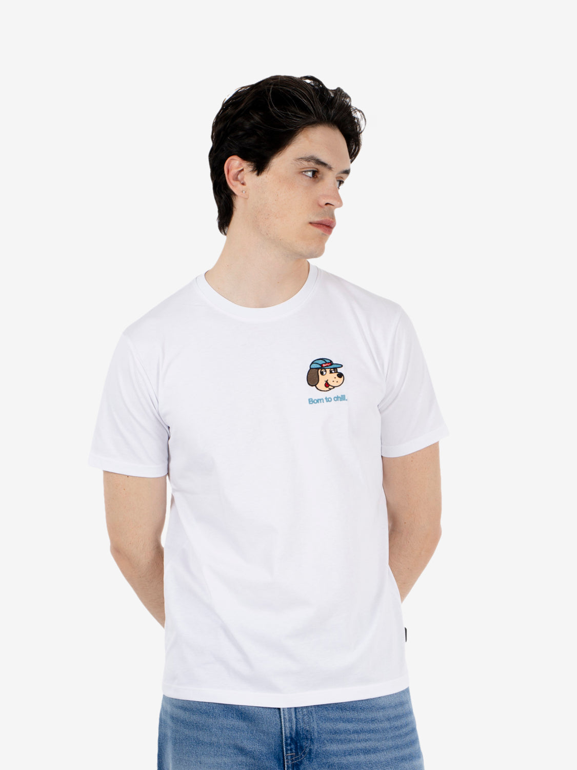 White Embchill T-shirt