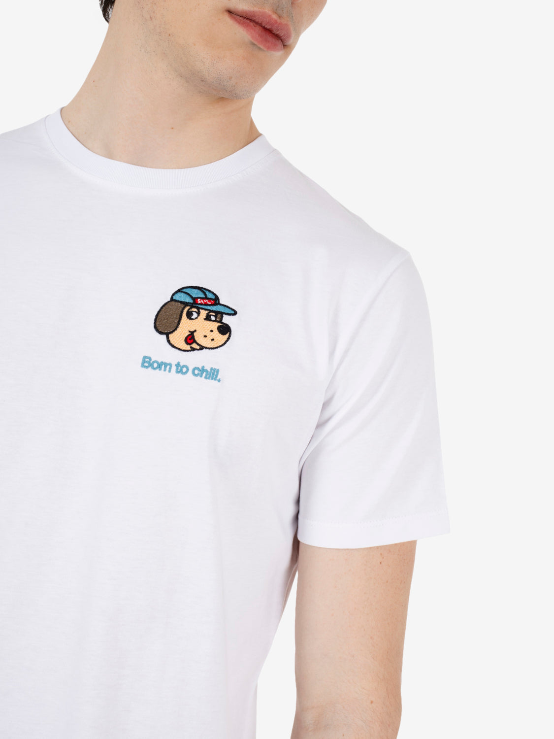 White Embchill T-shirt