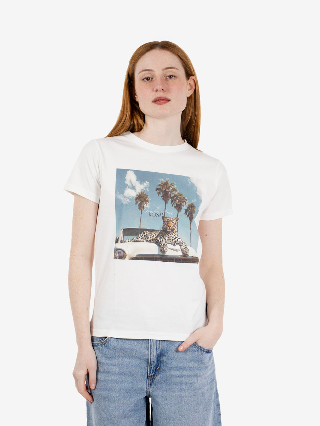 Fearless cream T-shirt