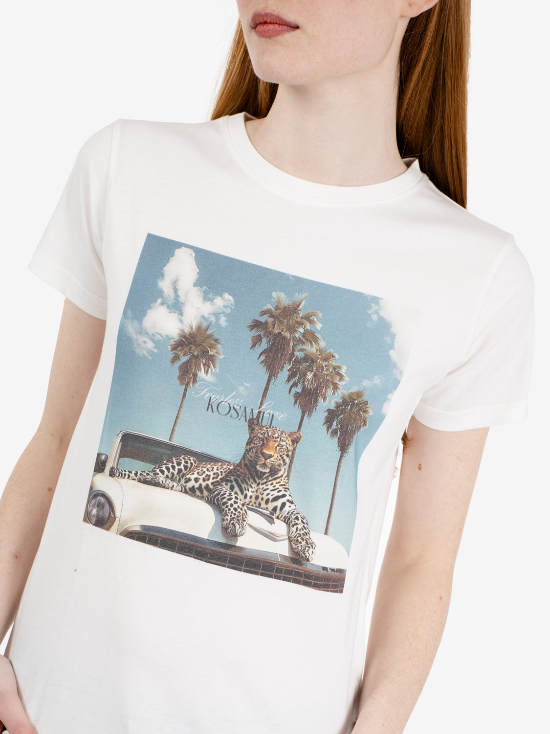T-shirt Fearless cream