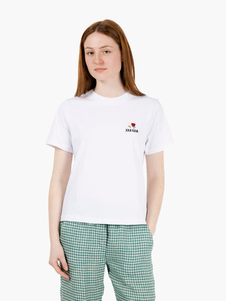 T-shirt Jolie regular fit bianca