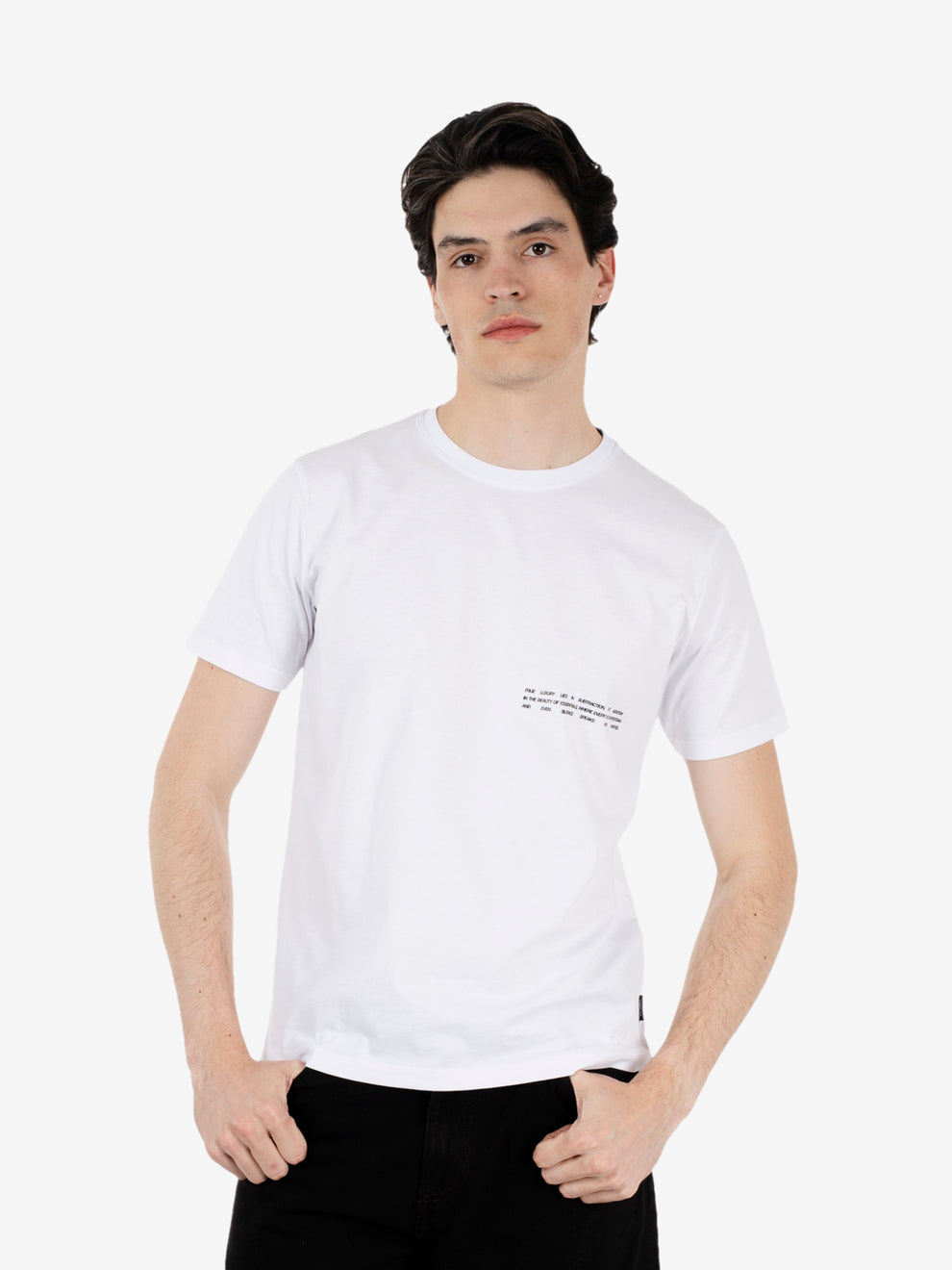 T-shirt Loskt bianca