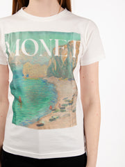 KO SAMUI - T-shirt Monart slim fit bianco / multicolor