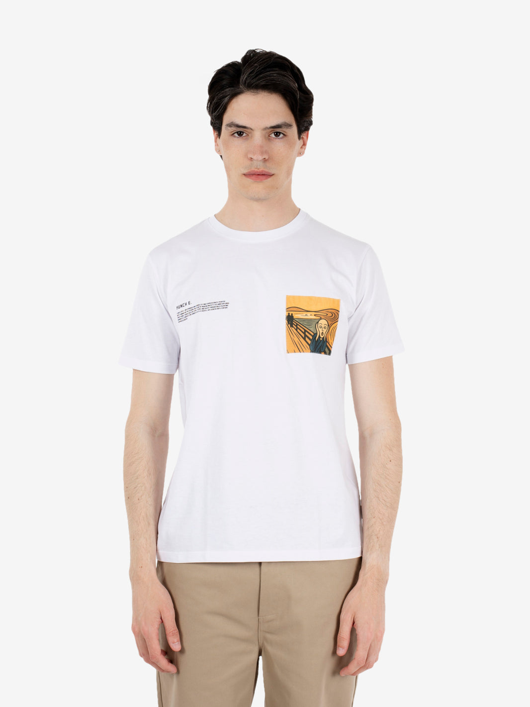 T-shirt Munch bianca