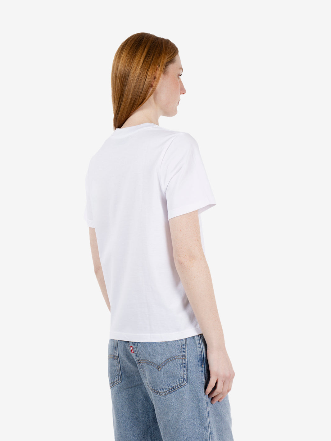 Pomme embroidered T-shirt white